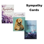Sympathy Greeting Card & Envelope - Assorted 